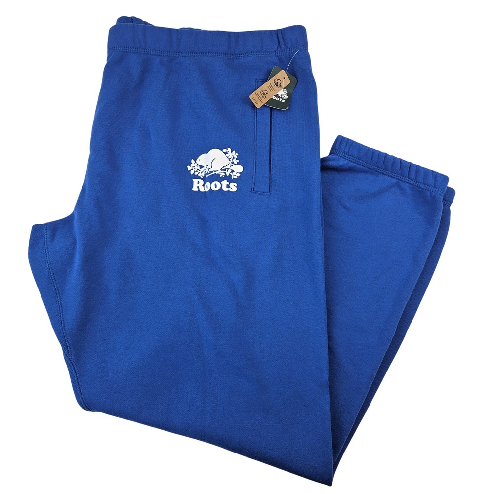 Roots original sweatpant drawstring, oxford blue nwt, size 3x‎